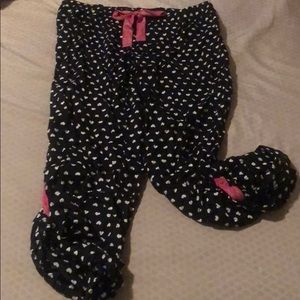 Old Navy heart Pajama pants